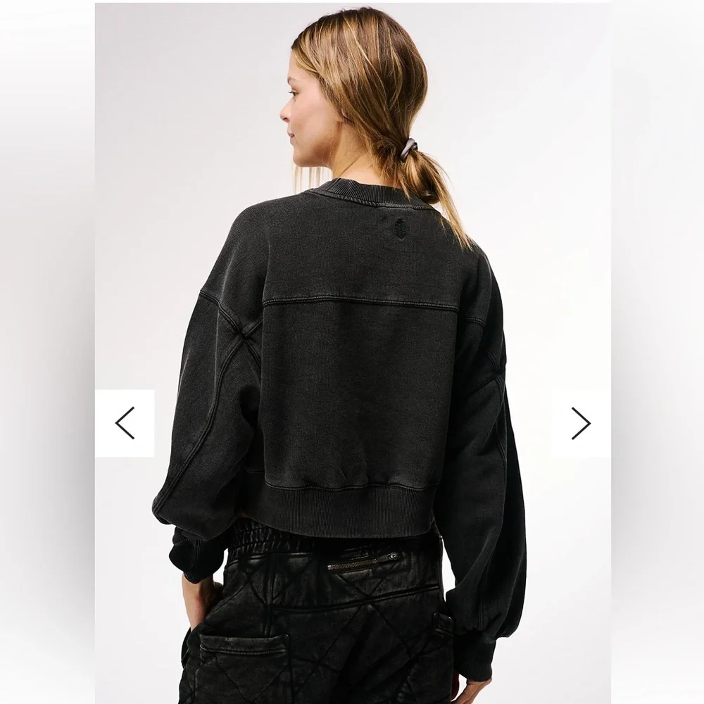 Free People Movement Main Event Sweat Sweatshirt NWT - Picture 13 of 15
